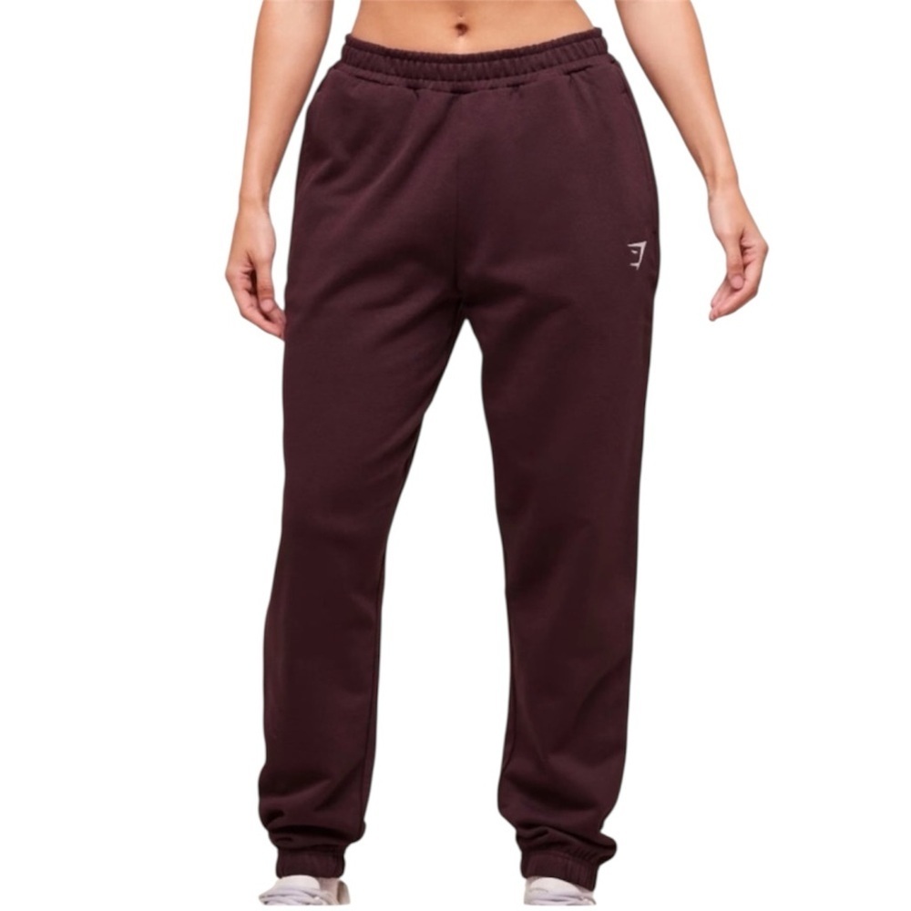 Gymshark Rest Day Sweats 2.0 Joggers Brown Women's M Oversized